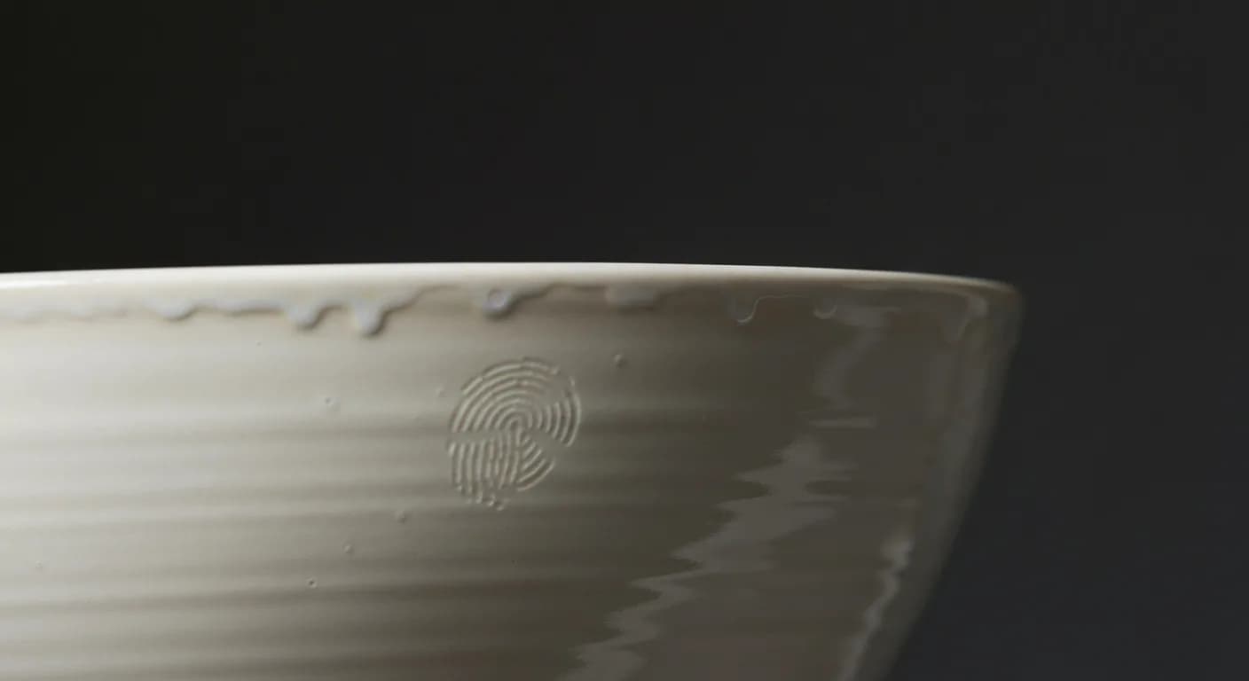 Macro porcelaine ivoire