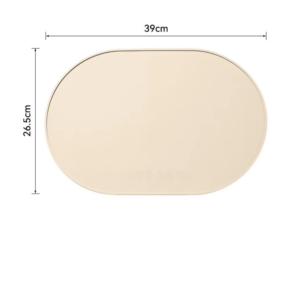 Napperons en silicone, napperons portables résistants à la chaleur et réutilisables, napperon en sil