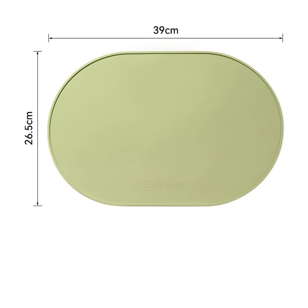 Napperons en silicone, napperons portables résistants à la chaleur et réutilisables, napperon en sil