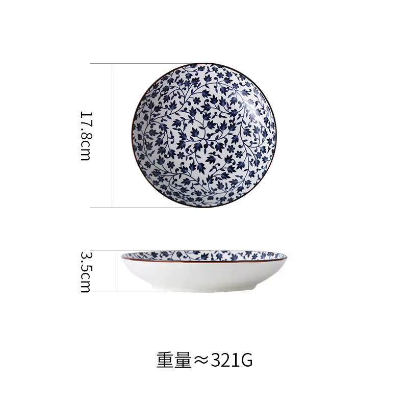Assiettes chauffantes en céramique avec divers motifs, plaque Queen rétro japonaise, impression rond
