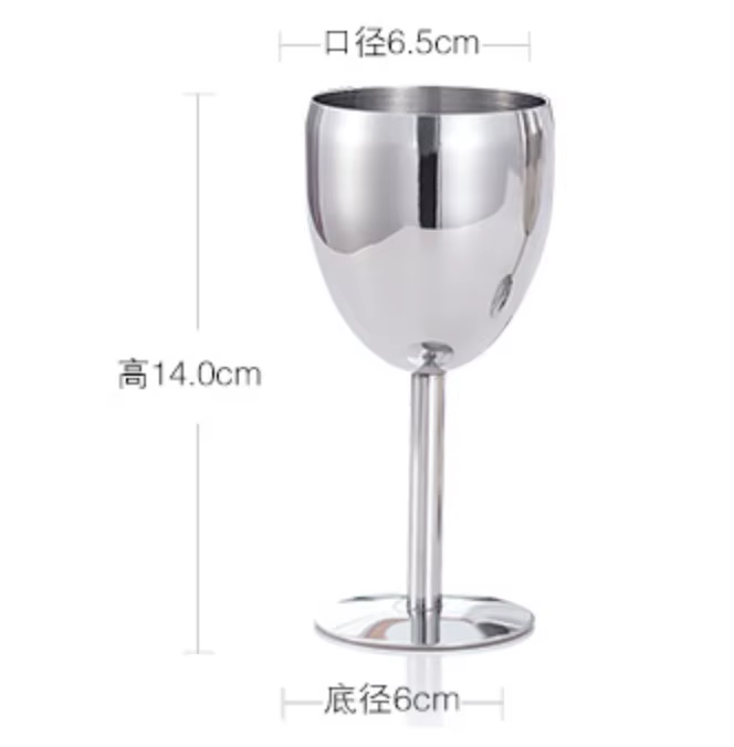 Verres à vin en acier inoxydable, verre à vin, camping et pique-niques, coupe à champagne, gobelet e