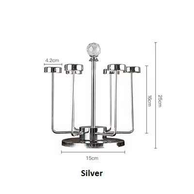 Creative Home-Tasse rotative T1 en acier inoxydable 304, porte-verre