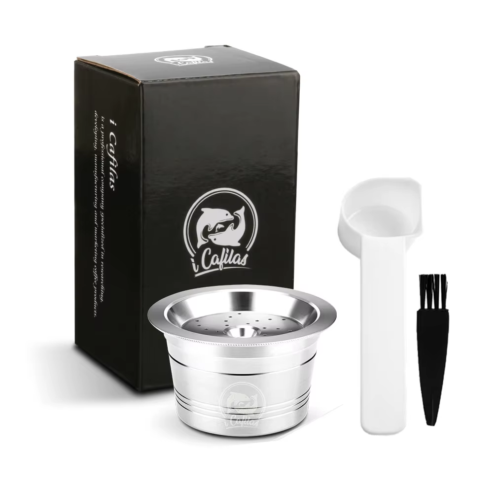 Capsules de café K-Fee illables pour tous les jours, en acier inoxydable, pour Caffitaly Tchibo Cafi