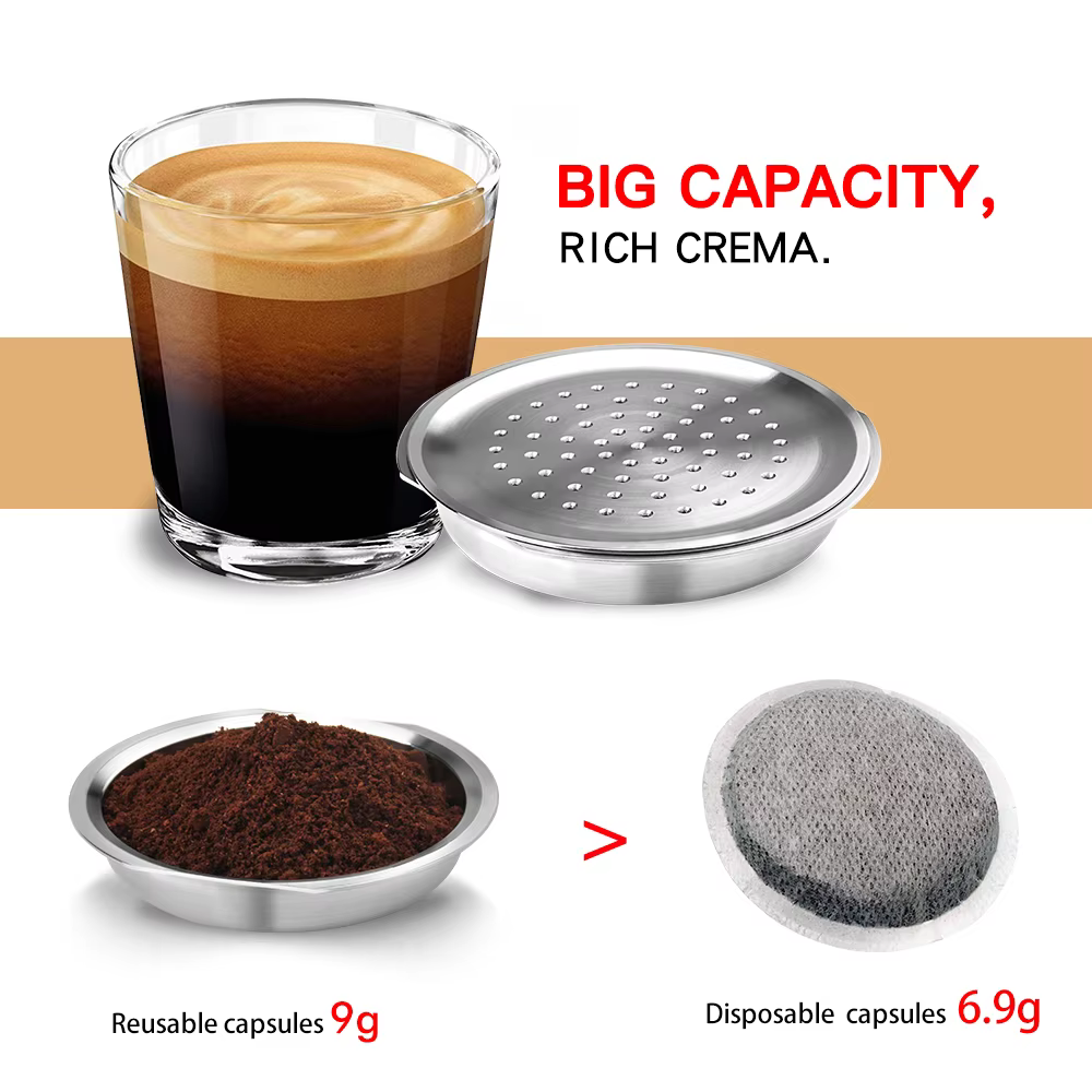 capsules senseo Capsules de café réutilisables en acier inoxydable 304, filtre adapté au système Sen