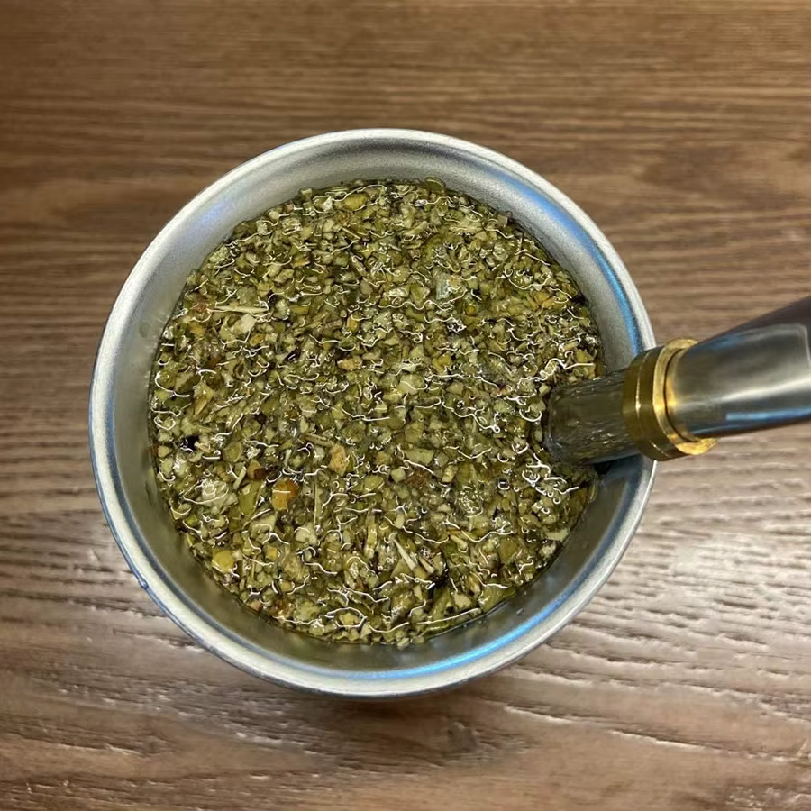 UPORS Yerba Mate Cup 304 acier inoxydable Double paroi 8oz courge Yerba Mate argentine avec Bombilla