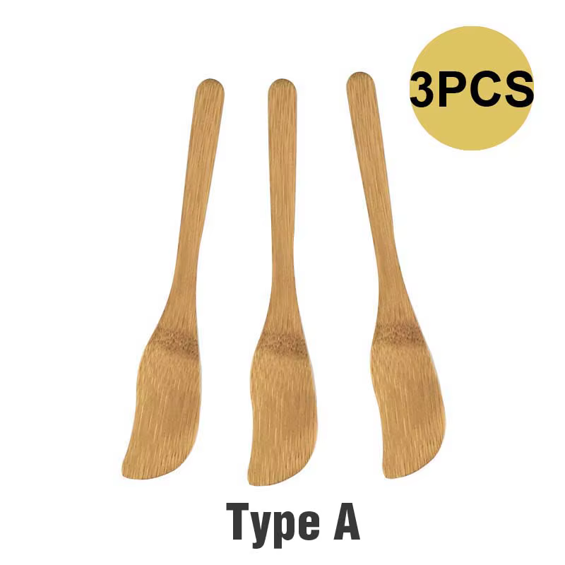 Ensemble d'épandeur de poupée en bambou, outils de cuisine, couteau de poupée britannique, petite sp