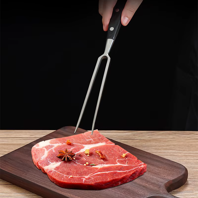 Fourchette de Barbecue outils de gril de boeuf accessoires de Barbecue en acier inoxydable Portable 