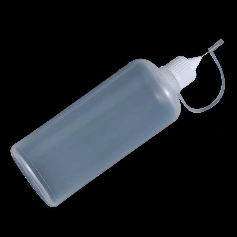 Applicateur de colle à pointe illac réutilisable, bouteille en plastique pour papier, quilling, bric