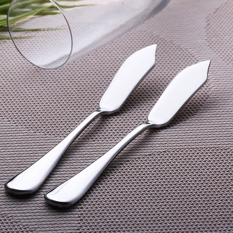 Couverts ustensiles en acier inoxydable, couteau à beurre, fromage, Dessert, épandeur de confiture,