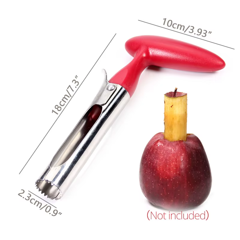 Coupe-pomme grande à 12 lames, Version améliorée, coupe-pomme Ultra tranchante en acier inoxydable p
