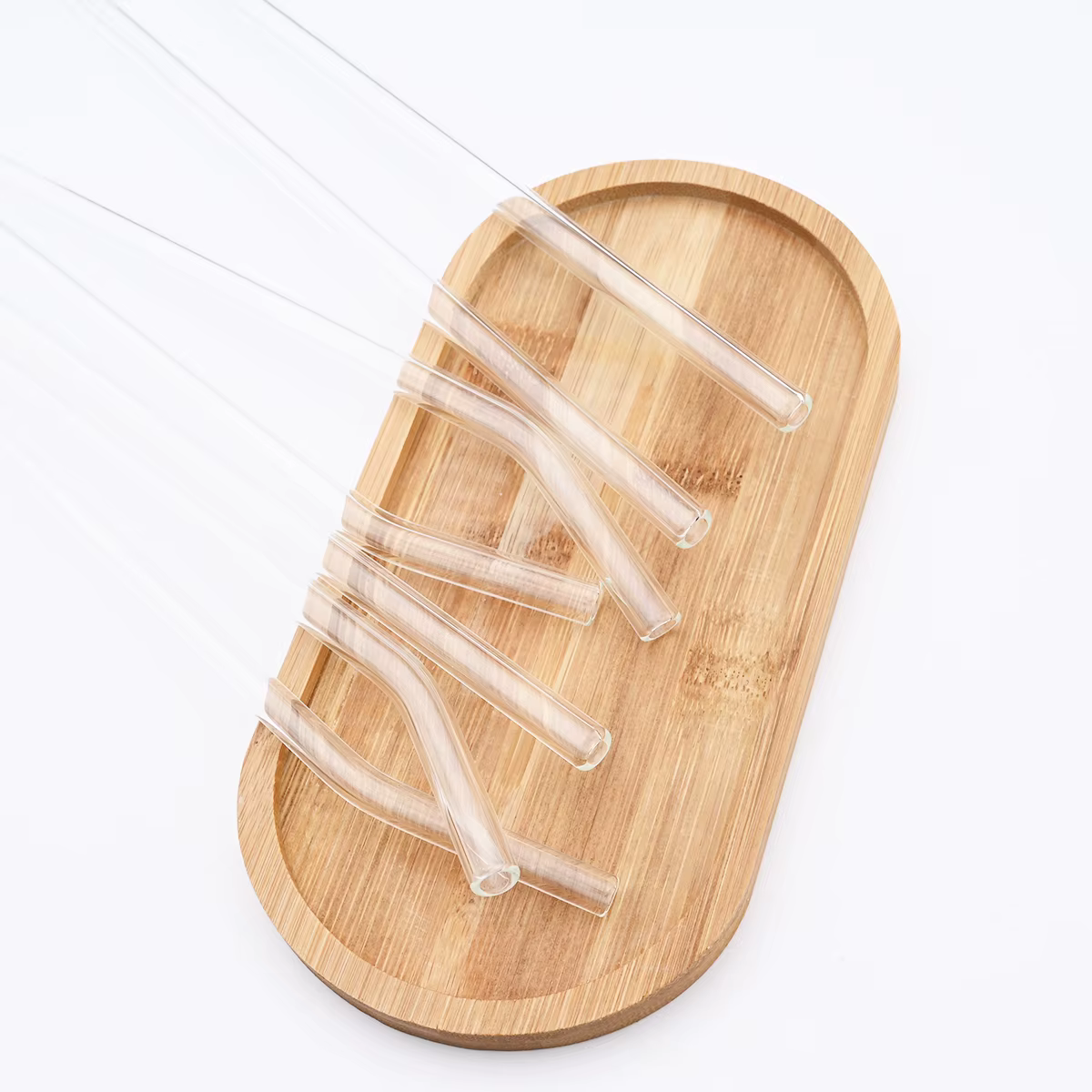Ensemble de pailles en verre à haute teneur en Borosilicate, réutilisables et écologiques, pour Smoo