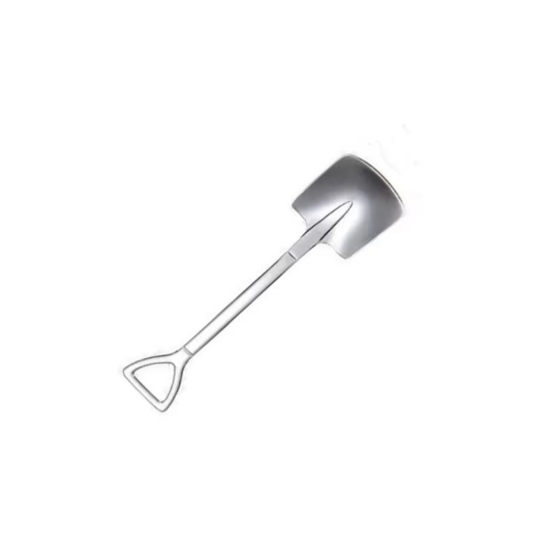 Pcs 1/2 Cuillère À Café Ensemble de Couverts En Acier Inoxydable Rétro Fer Pelle Cuillère À Crème Gl