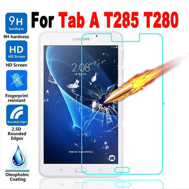 Protecteur d'écran pour Samsung Galaxy Tab A 7.0, verre trempé pour Samsung Tab A 2016 7 "T280 T285,