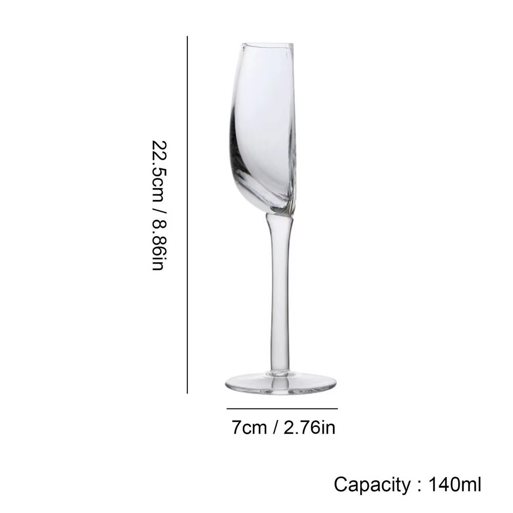 Tasses en verre de cristal 140ml, tasses à vin demi-rouge portables, multi-usage, Vintage, grands ve