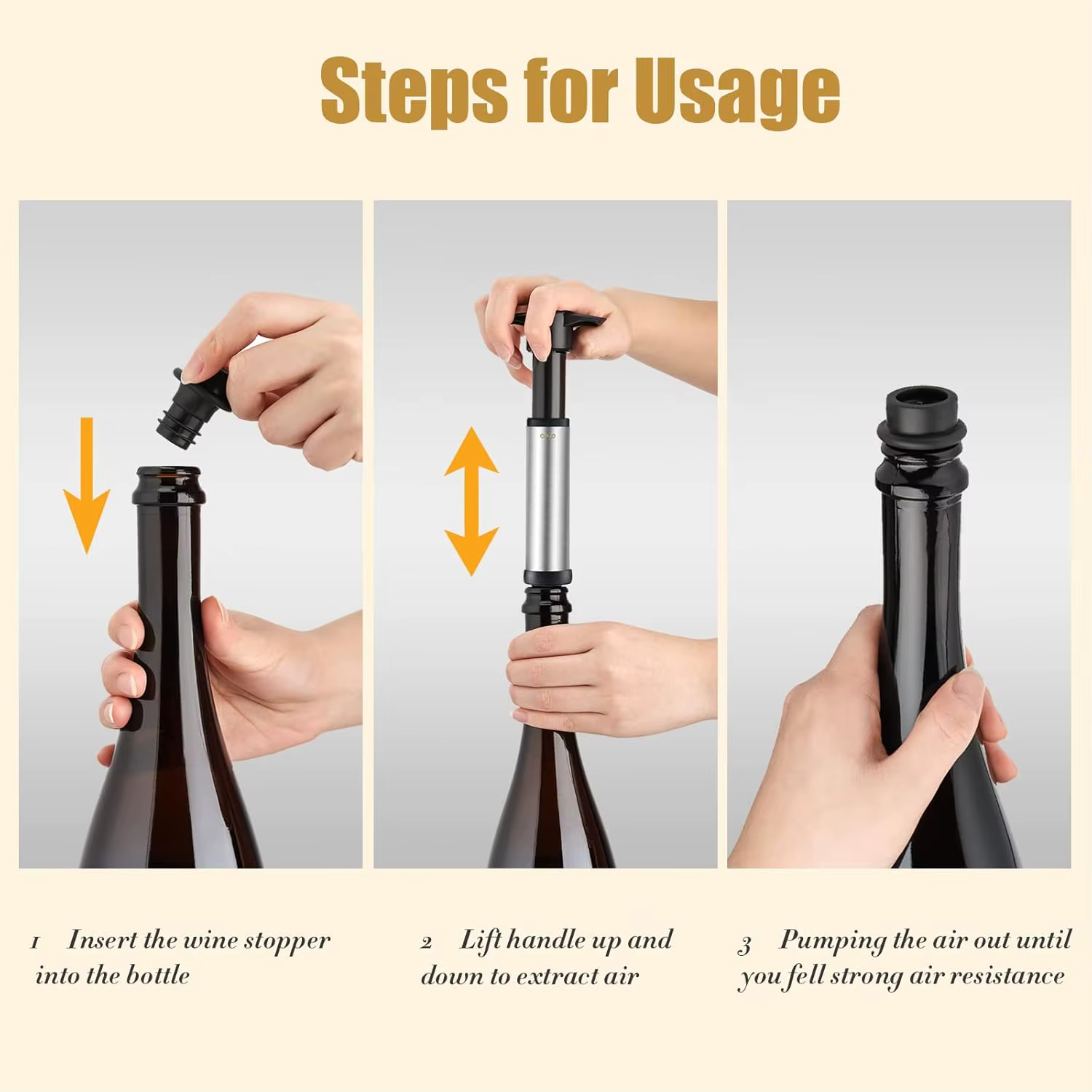 Bouchon de vin avec pompe à vide, ustensiles de bar pour la maison, économiseur d'étanchéité, aérate