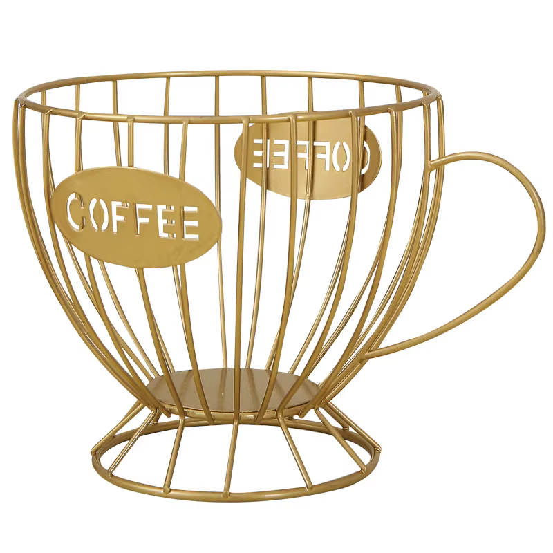 Porte-capsules de café en métal, grande capacité, organisateur de dosettes de café pour café, affich