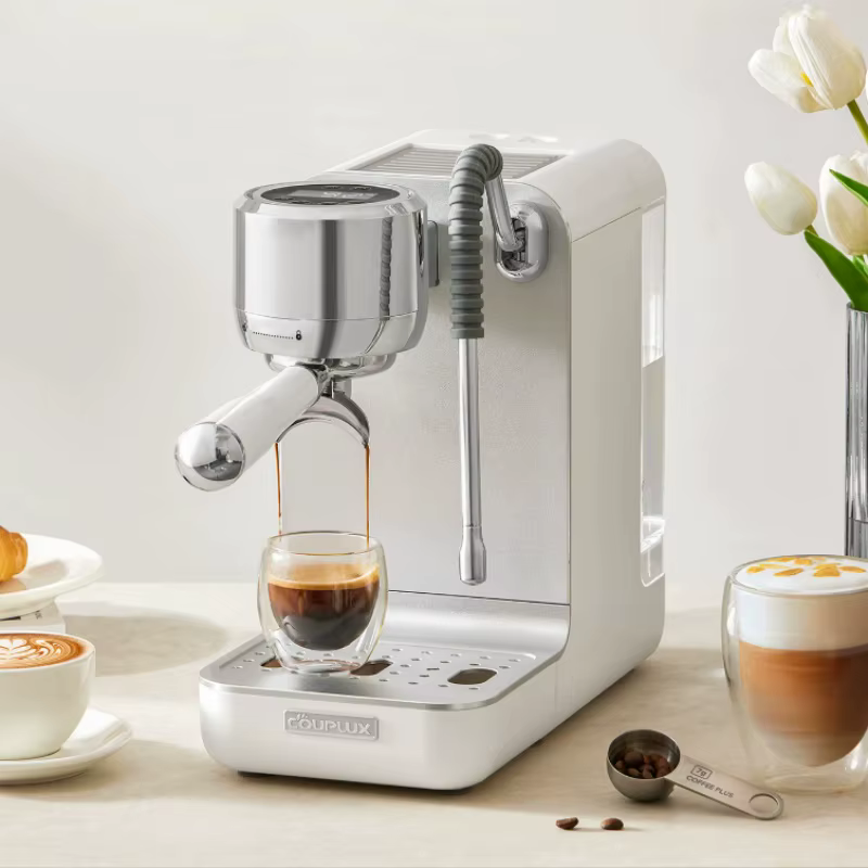 Machine à café de style italien semi-automatique pour la maison/le bureau, fonction de brassage à fr