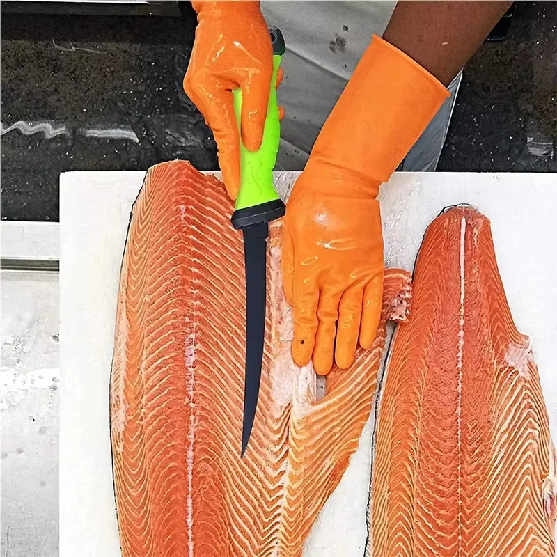 Couteau à désosser pour filet en acier inoxydable, pour poisson, couperet à viande polyvalent, coute
