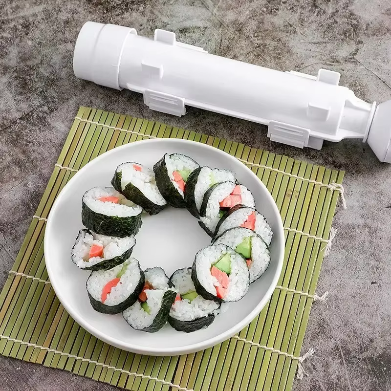 Bricolage cylindre Sushi faisant la Machine rapide Sushi Bazooka japonais roulé riz viande moule bou