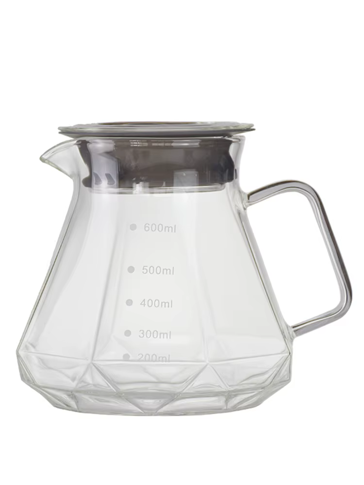 Café obsidienne diamant infusé à la main, Pot de partage, tasse filtrante, nuage, ensemble de cafeti