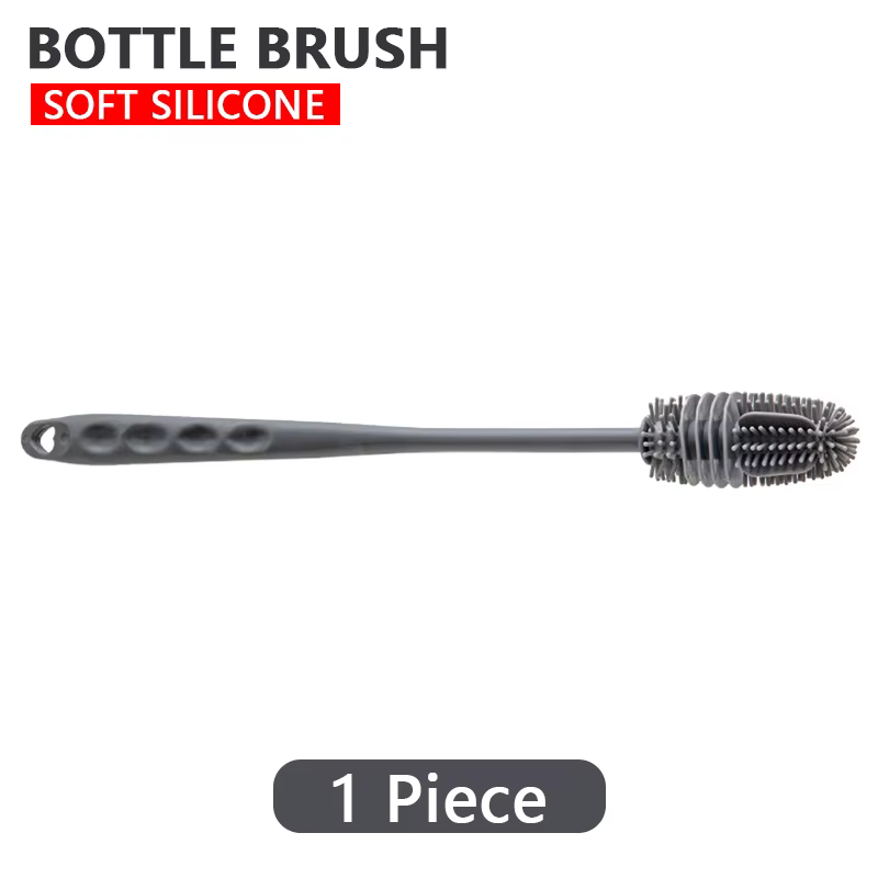 Brosse à biberons en Silicone, brosse de nettoyage longue pour biberons, brosse à tasses pour le gom