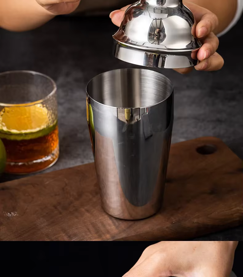 Shaker à Cocktail en acier inoxydable, outils de barman, Kit de barman, mélangeur de boissons Boston