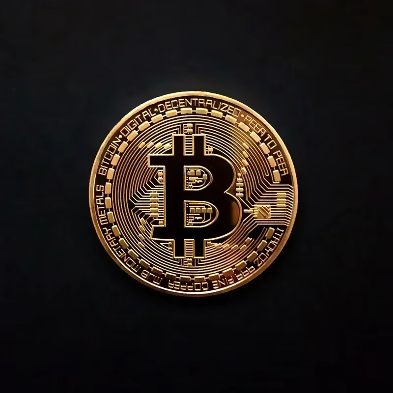 5 pièces plaqué or Casascius Art Collection cadeau crypto commémoratif physique métal antique imitat