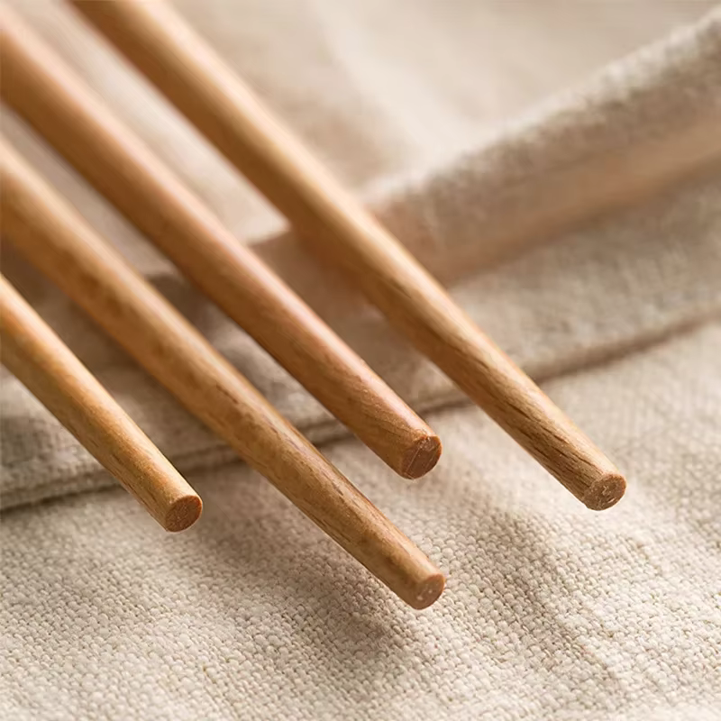 Baguettes japonaises Extra longues en bois de hêtre poli, nouilles alimentaires frites, baguettes an