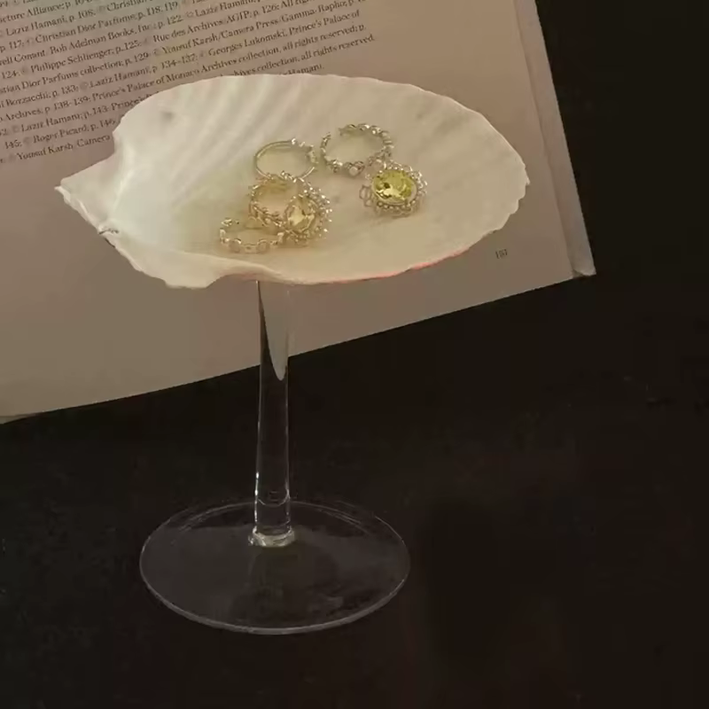 AhunderJiaz-verres à Champagne Vintage, gobelet créatif en coquille naturelle, verres à vin Vintage 