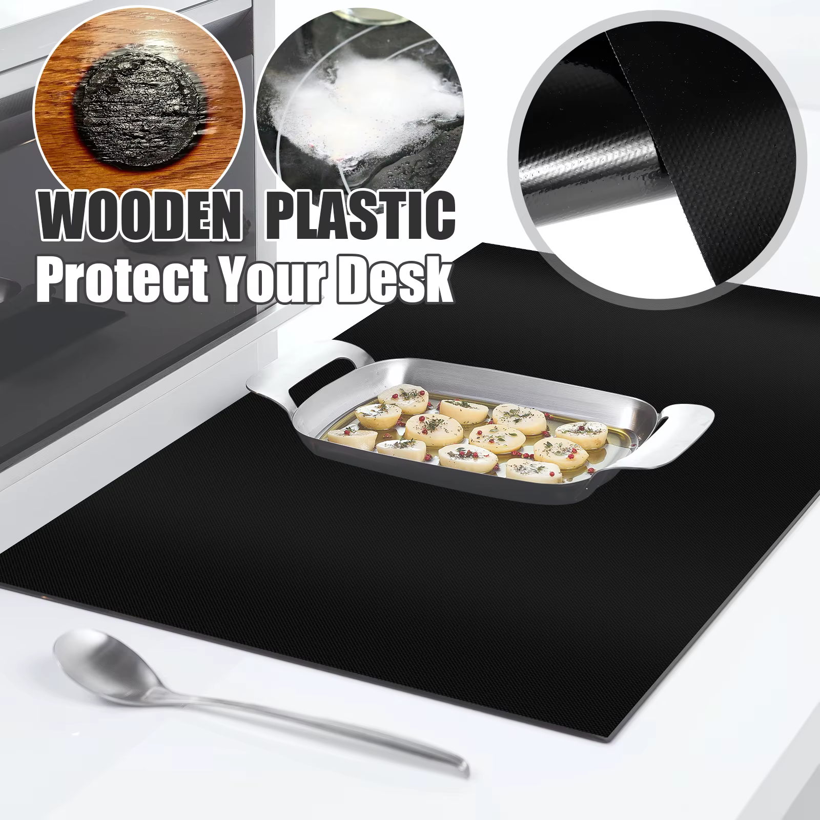 Couvercle de cuisinière à Induction, tapis en Silicone antidérapant, protection de cuisinière électr