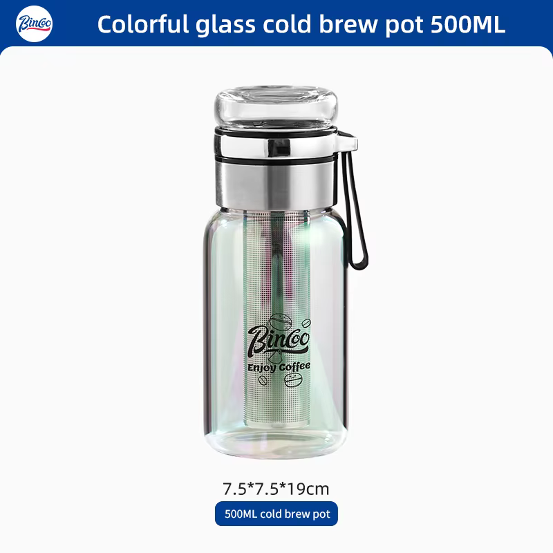 Cafetière glacée à infusion froide 800mL, infuseur à thé, pichet hermétique à infusion froide, acces