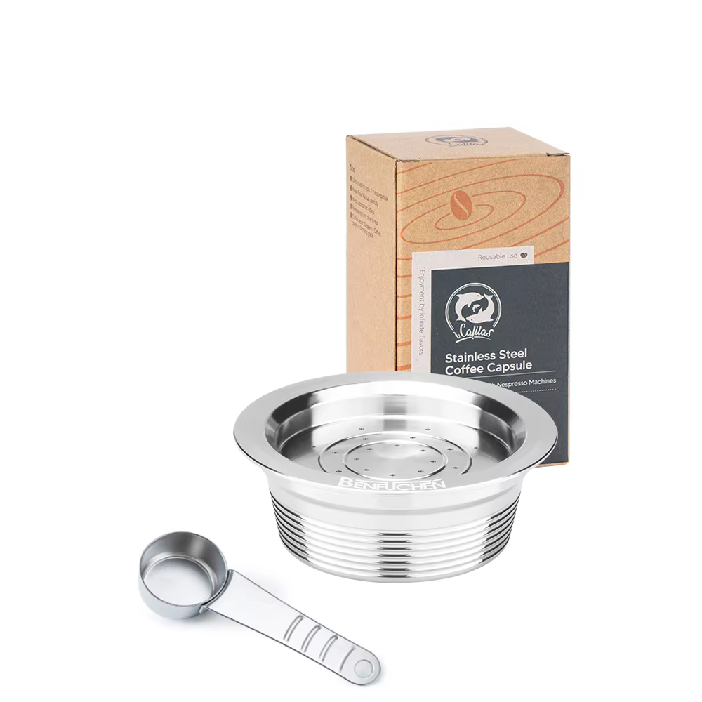 ICafilas-Capsules de café rechargeables en acier inoxydable, pour Lavaza a modo mio poet, panier fil