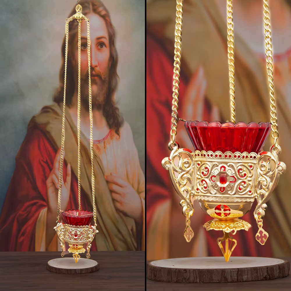 HTISOK – bol en verre pourpre, église dorée Antique, artefact de rituel Vintage, brûleur de méditati