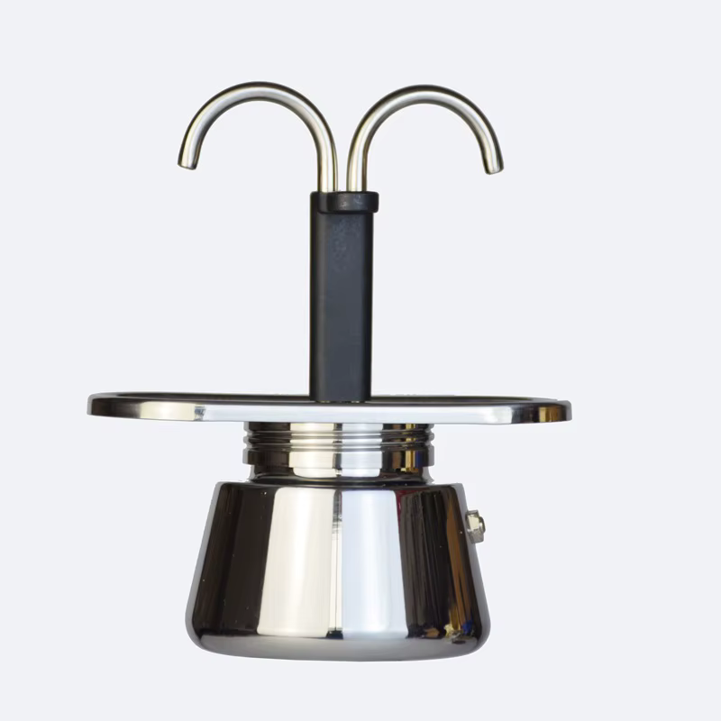 Cafetière Italienne en Acier Inoxydable 100, Moka, Expresso, Mini Verser à la Main, Appareils, Outil