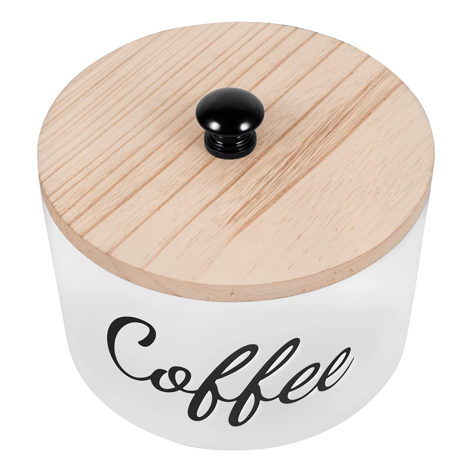 Porte-dosette de café en bois avec couvercle, stockage de capsules de café, conteneur de crème de ca