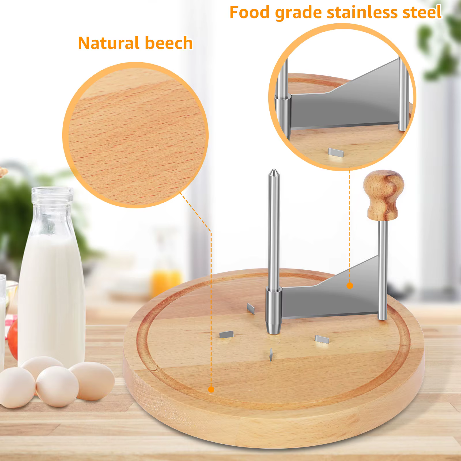 Coupe-fromage en acier inoxydable, rasoir à fromage portatif, râpe à beurre et à fromage, broyeur de