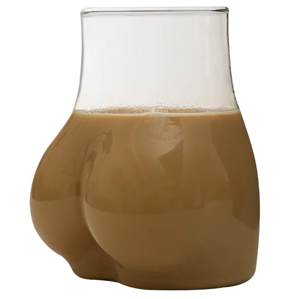 Verre à boire fesses drôle cul clair verres à boire bière 450ml capacité Bachelor Drinkware décorati
