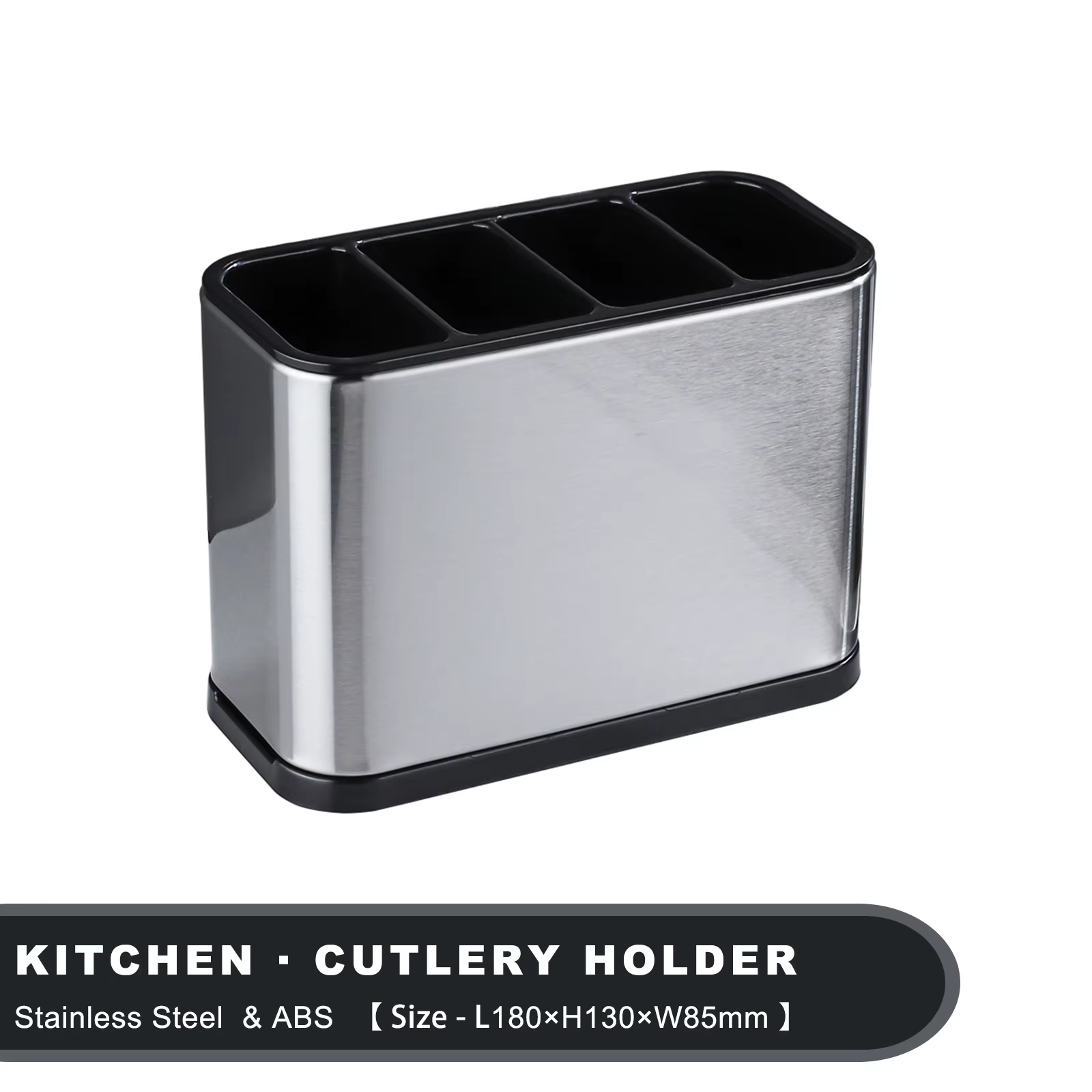 Support de rangement de couverts de cuisine en acier inoxydable, support de vaisselle, égouttoir à v