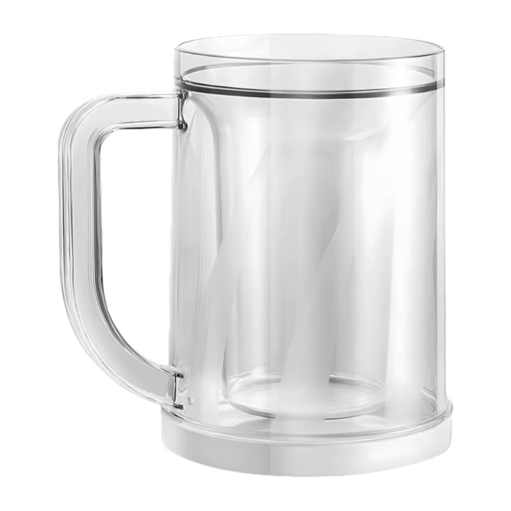 Gobelets réutilisables en plastique pour boissons froides, lavables, anti-fuite, verres à bière réut