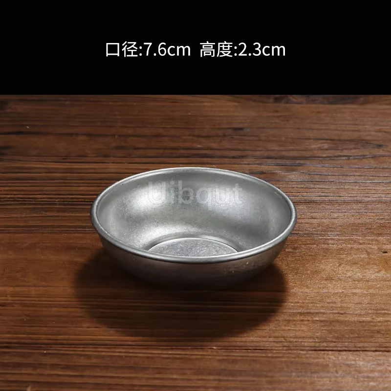 Nouveau ensemble de couverts rétro assiettes vaisselle bols assiettes à manger en acier inoxydable a