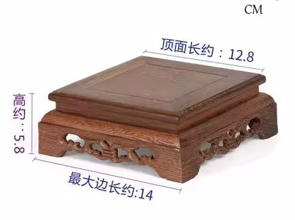 Bases de théière en bois, artisanat rétro, décoration de maison, étagère à boissons, Gong Fu chinois