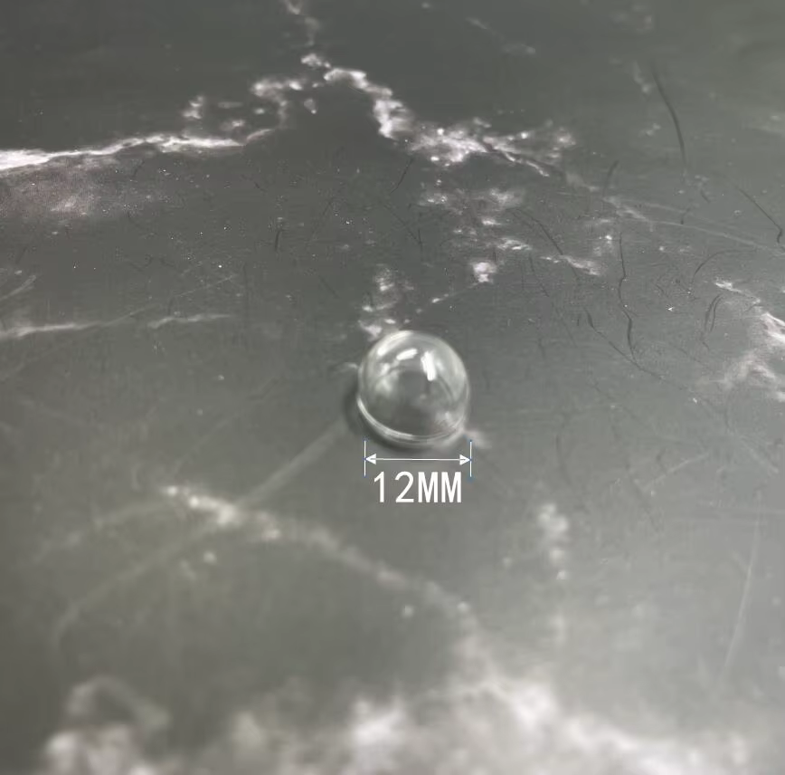 Demi-boules de verre transparentes, 2x12-70mm, hémisphère transparente, loupe, dôme rond à bulles, d