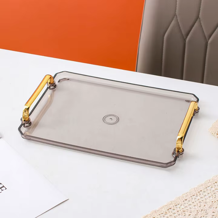 Petite et grande assiette de service avec valet Foy, en plastique, pour fête, cuisine, HODessert, ta