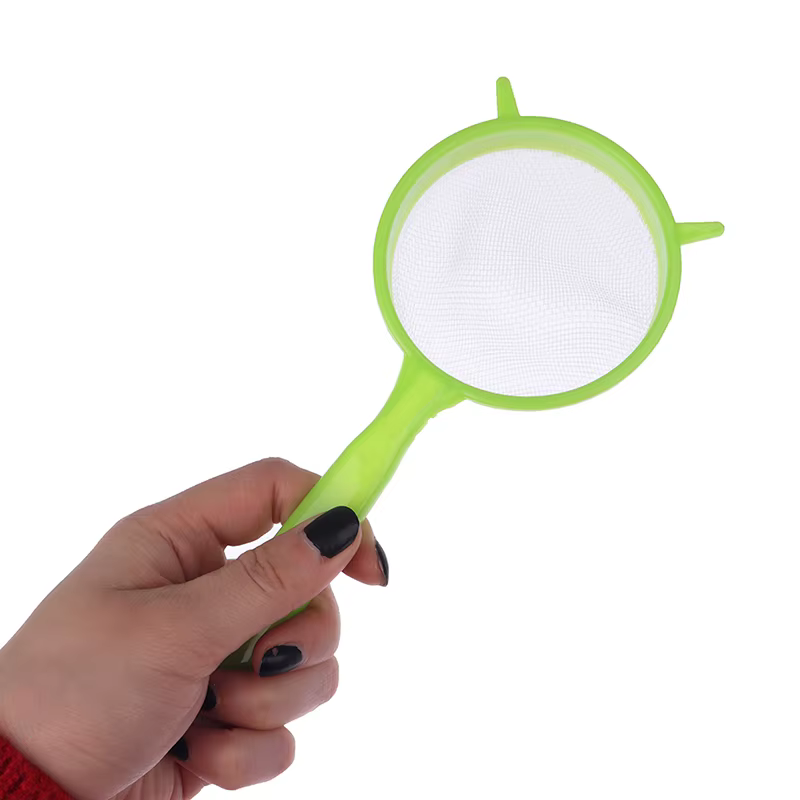 Passoire en plastique à maille fine pour jus, thé, farine, tamis, outils de cuisson spectaculaire, a