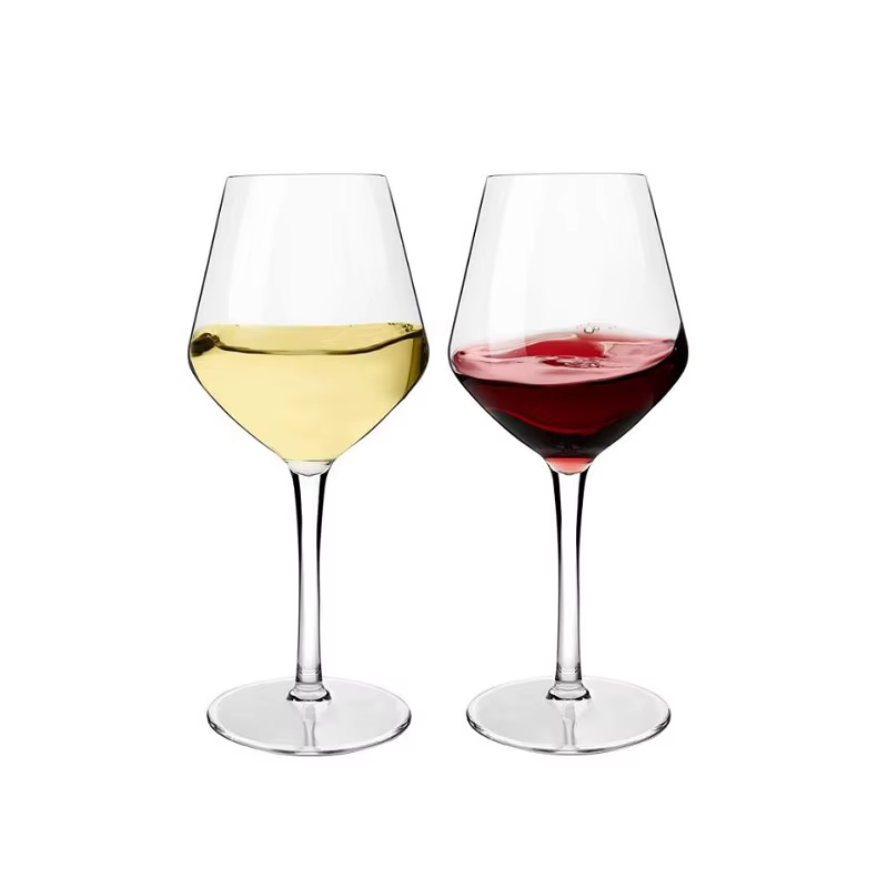 Verre à vin à tige incassable, plastique Tritan 100%, vaisselle disponible pour lave-vaisselle, 15 o