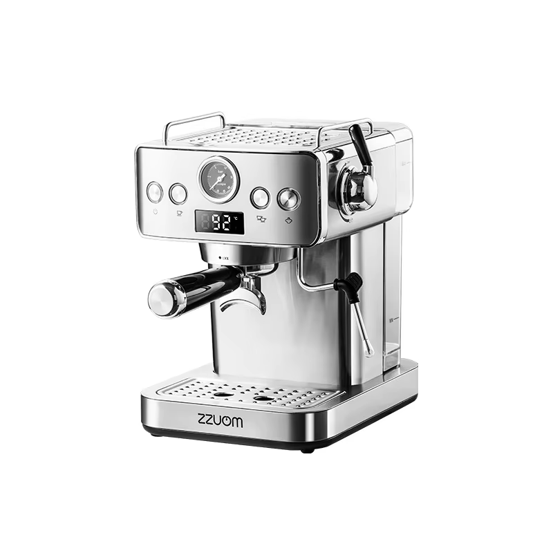 Machine à expresso semi-automatique 20 bars - Machine à café compacte en acier inoxydable avec mouss