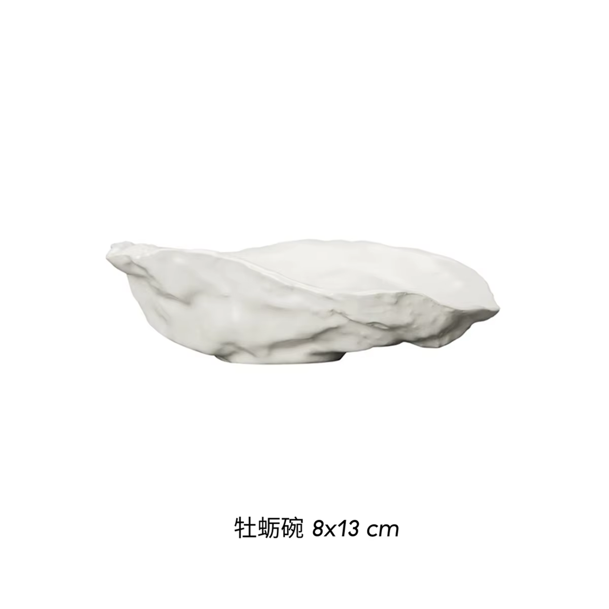 Ensemble de bols en coquillage en céramique, plat à salade créatif pour aliments à faible teneur en