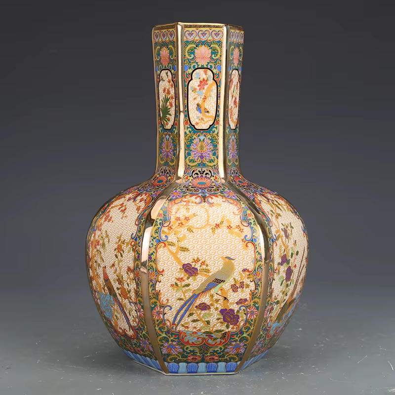 Vase chinois antique en porcelaine, Vase de décoration, Table de maison, décoration intérieure