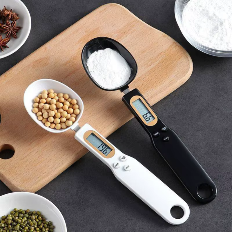 Cuillère de pesée, outil de cuisine domestique, mesure électronique du café, des aliments, de la far