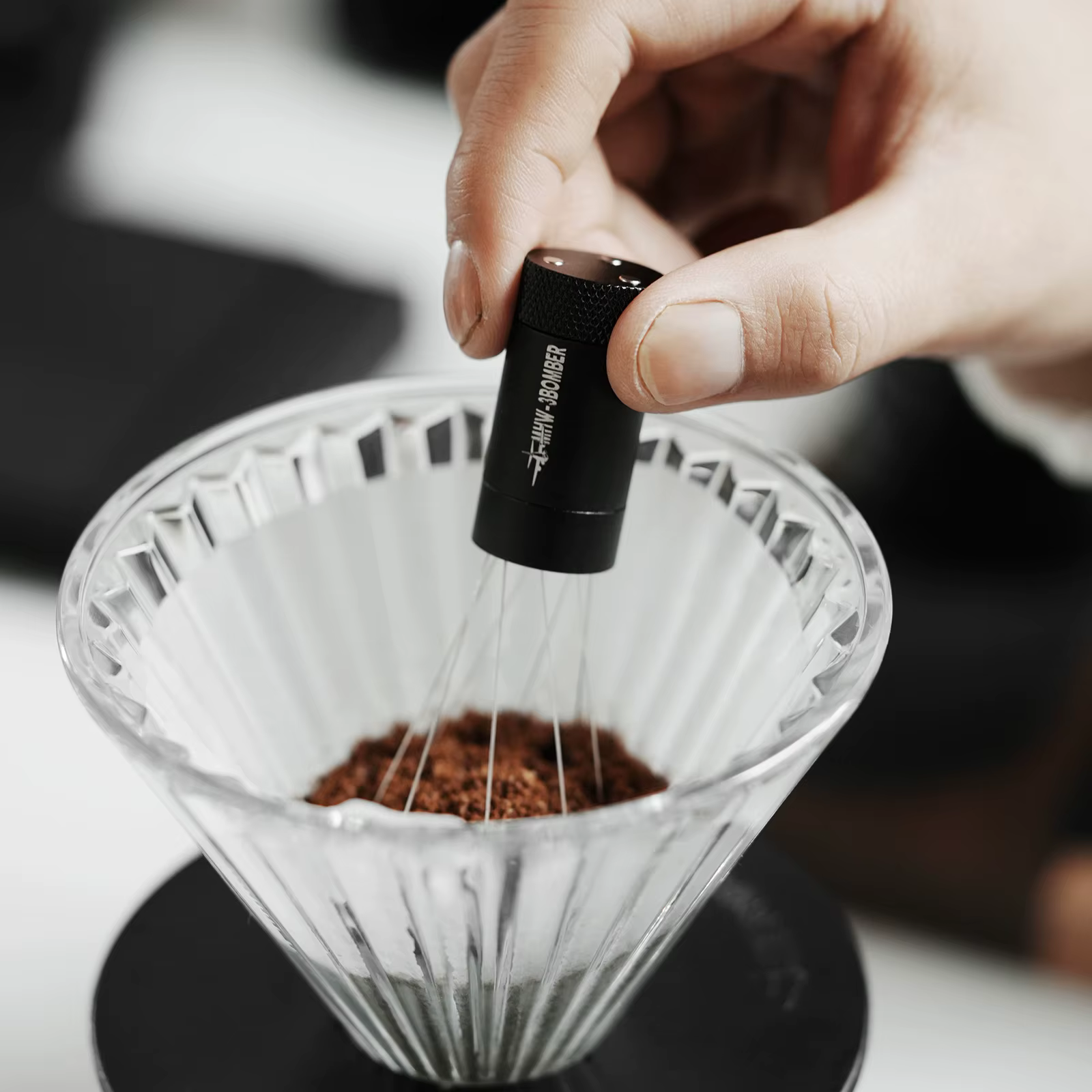 MHW-3BOMBER WDT Outils 2.0 Café Remuer Distribution Réglable Magnétique Absorption Stand Espresso Ac